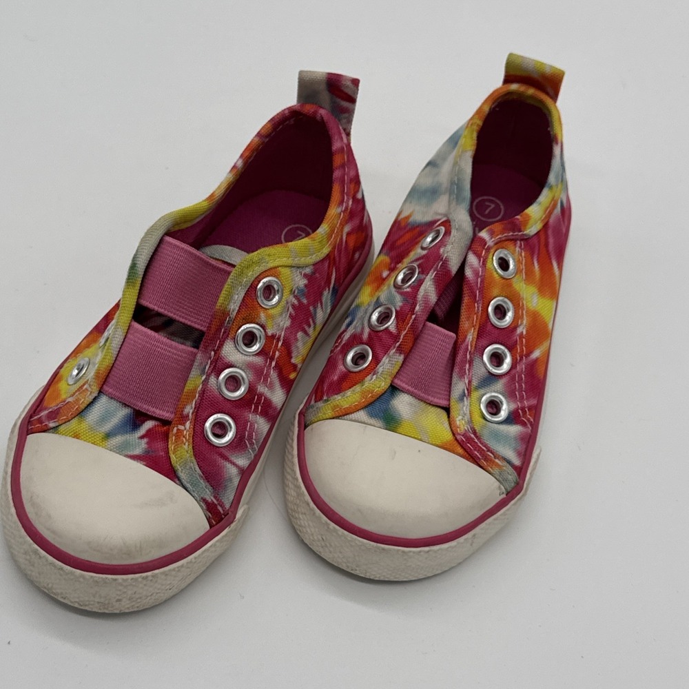 Sugar Girls Tie Dye Memory Foam Shoes Size 7 Toddler